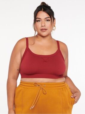 Savage X Fenty ESSENTIAL BRALETTE in Sweet Jam Red